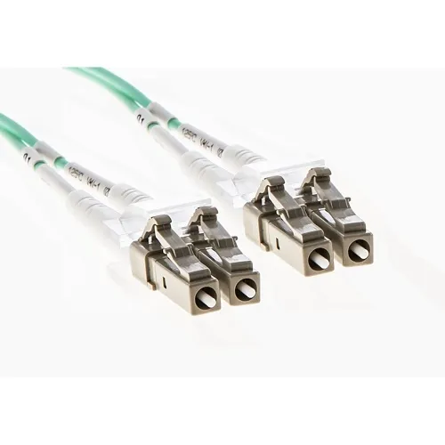 Cleerline 3DOM3LCLC05m XD Series Bend Performance Duplex Patch Cable, LC/UPC-LC/UPC, OM3, 3.0 mm Riser, Aqua, (5m) 16.4'
