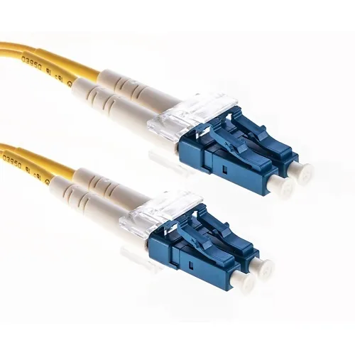 Cleerline 3DOS2LCLC01m-UPC XD Series Bend Performance Duplex Patch Cable, LC/UPC-LC/UPC, OS2, 3.0 mm Riser, Yellow, (1m) 3.3'
