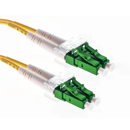 Cleerline 3DOS2LCLC0.5m-APC XD Series Bend Performance Duplex Patch Cable, LC/APC-LC/APC, OS2, 3.0 mm Riser, Yellow, (0.5m) 1.6'