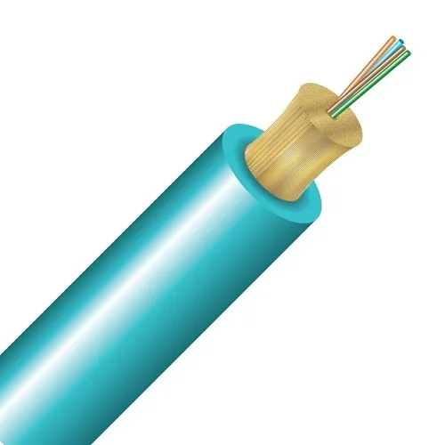 Cleerline 4D50125MOM3P-B SFF Micro-Distribution Cable LT, 4 Strand, Plenum I/O, 50/125, OM3, Aqua, Cut to Order