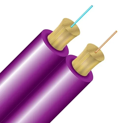 Cleerline D50125MOM4P-B SSF Duplex Cable Plenum I/O, 50/125, OM4, Magenta, Cut to Order