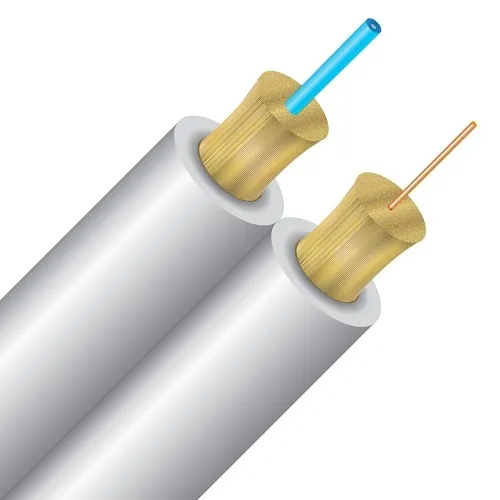 Cleerline DH9125SMOS2P SSF Duplex Demarc Cable, Traditional Plenum I/O, 9/125, G657 A2/B2 OS2, White, Spool, 1000'