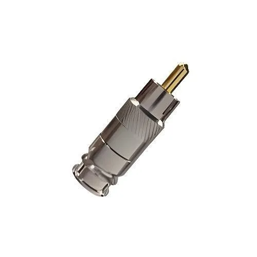 West Penn CN-RCA6MCV-25 RG6/U RCA Coaxial Connector, 25-Pack Bag