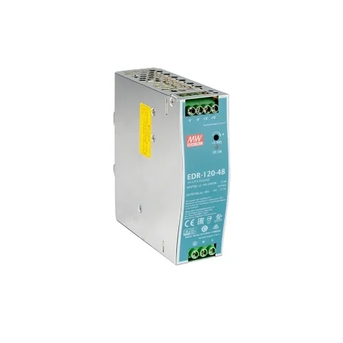 Cleerline SSF-DIN-48V120W-PS Industrial Power Supply 120W, AC 88-132VAC /176-264VAC, DC 48V Output 2.5A, DIN Rail Mountable
