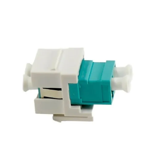 Cleerline SSF-LC-MMKILA Fiber Optic Keystone Insert, Duplex LC to LC, Multimode, Light Almond