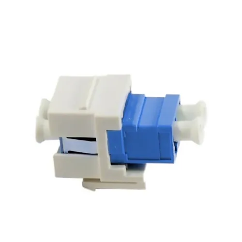 Cleerline SSF-LC-SMKILA Fiber Optic Keystone Insert, Duplex LC to LC, Single-mode, Light Almond