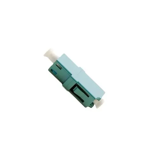 Cleerline SSF-SLCLC-MMADP LC/UPC Multimode Simplex Standard Feed-Thru Adapter, Aqua