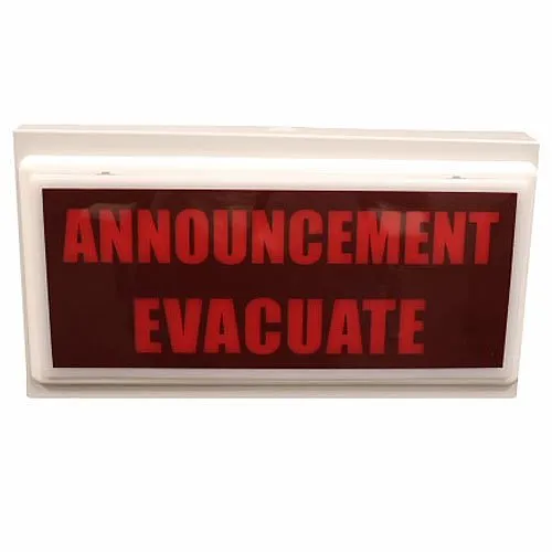 Eaton CN106334 LED Illuminated Emergency Text Message Display, UL 48 Listed for UFC Compliance