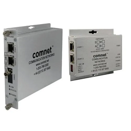 ComNet CNFE2004S1APOE/M 2TX to 1 FX 100Mbps Media Converter, Small Size