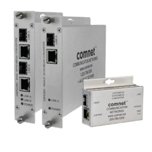 ComNet CNFE2MCAC/M 2-Port Ethernet Media Converter, 10/100Mbps