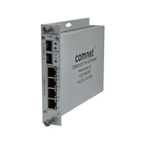 ComNet CNGE2FE4SMS/DUAL 6-Port Dual Ethernet Self-Managed Switch, 10/100Mbps