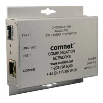 ComNet CNGE2MCM Small Size 2-Port, 1-Channel Ethernet Media Converter 10Mbps/100Mbps/1000Mbps