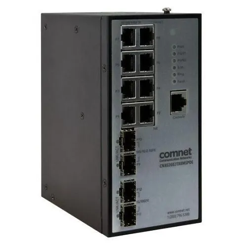 ComNet CNXE2GE2TX8MSPOE 12-Port Managed PoE Switch