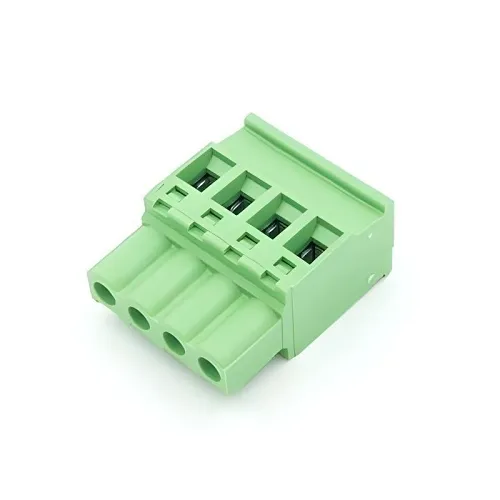 QSC CO-000557-00 Terminal Block 4 Female Position Plug, 2-Pack, EU, Green