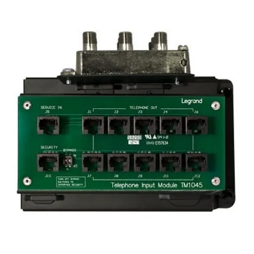 On-Q CO1045 10x8 Combo Module RJ45 with RJ31X, Black