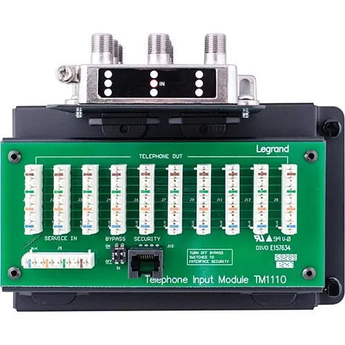 Pass & Seymour CO2110V1 10x8 Phone and Video Combo Module