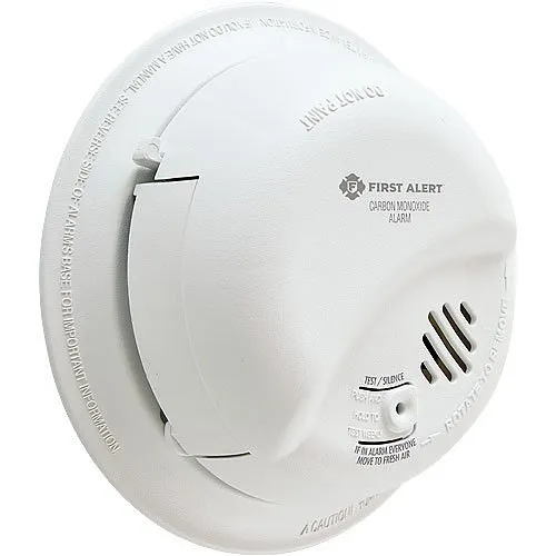 BRK CO5120BN 120VAC/DC Hardwired Carbon Monoxide Alarm with Battery Backup