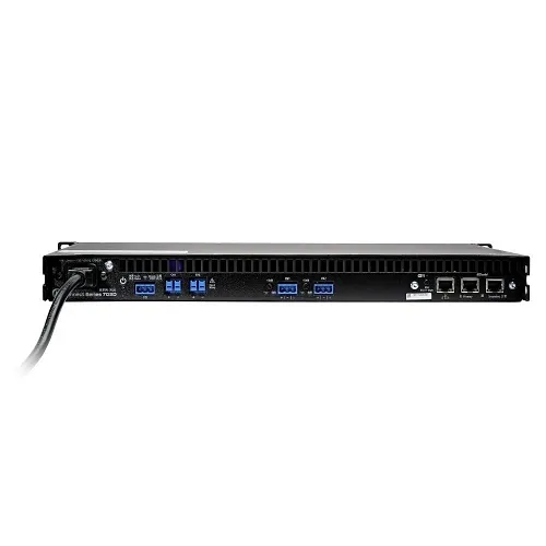 LEA Professional CONNECT 702D Amplifier, 2 Channel x 700 watt @ 4, 8, 70V and 100V per channel, with Dante