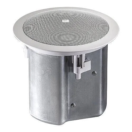 JBL Professional Control 14C/T Two-Way 4" Coaxial Ceiling Loudspeaker, White, Pair