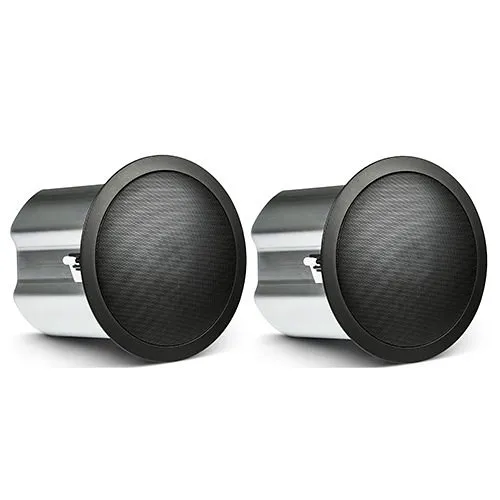 JBL Professional Control 16C/T 2-Way 6.5" Coaxial Ceiling Loudspeaker, Pair, Black