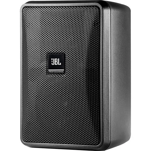 JBL Professional Control 23-1L Ultra-Compact Indoor/Outdoor, Background/Foreground Speaker, Black, Pair
