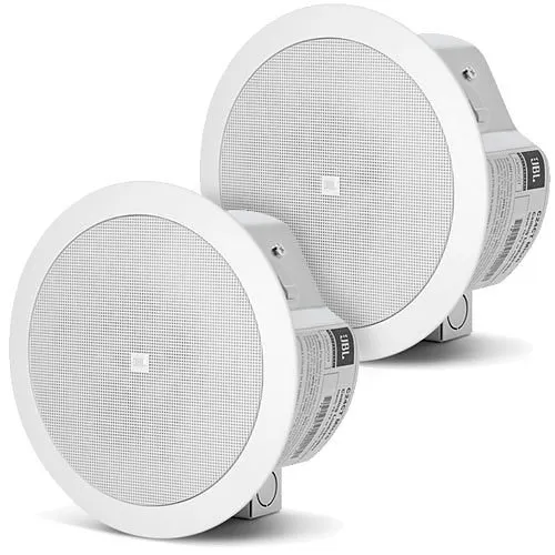 JBL Professional Control 24CT MICRO Background Music, Ceiling Loudspeaker, Pair, White
