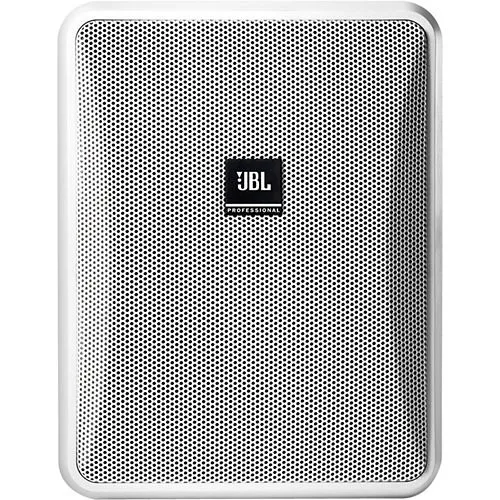 JBL Professional Control 25-1L 5-1/4" 2-Way 8-Ohm Indoor/Outdoor, Background/Foreground Speaker, Pair, White