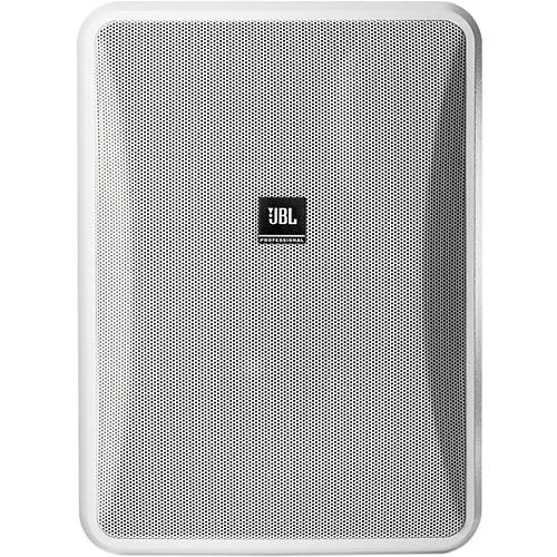 JBL Professional Control 28-1 8" 2-Way High Output Speaker with Weather Resistant Enclosure, Pair, White