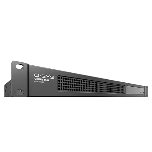 QSC CORE 24F Q-SYS 24-Channel Network + Analog I/O Processor