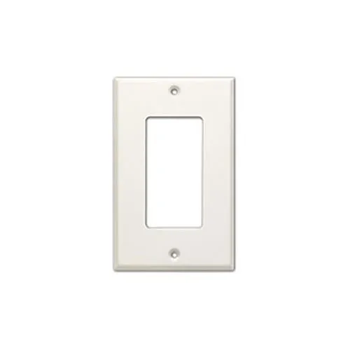 RDL CP-1 Single Cover Plate, Compatible with Decora Style Products, White