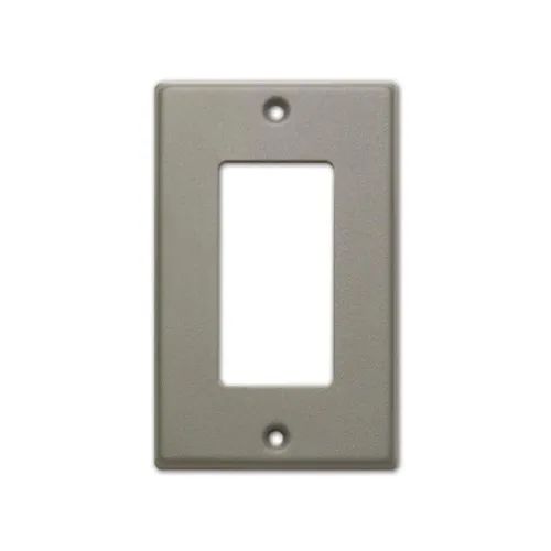 RDL CP-1G Single Cover Plate, Gray
