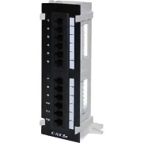 CP Technologies CP-3014-12P-E-M Wall Mount CAT5e 12-Port Patch Panel