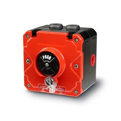 Federal Signal CP-PB-M-R-1-NNN-00-1 Push Button, Single Switch, Red