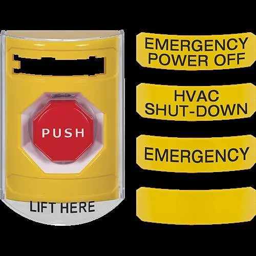 STI CP-SS23-EN Stopper Station, 3-Pack, Yellow