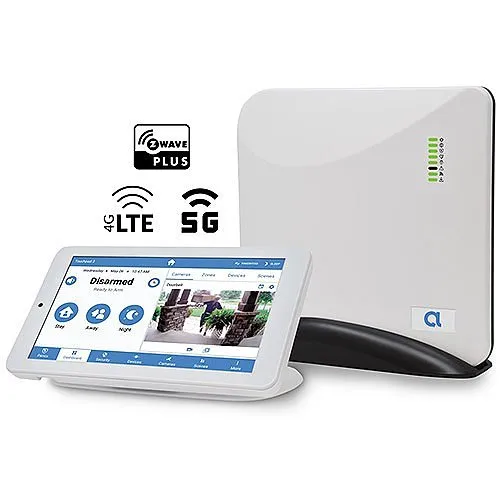 alula CP-TAKEOVER Connect+ Professional Wireless Pre-Configured Flexible Security Kit, Hub, Cellular, Z-Wave and Translator, Slimeline Touchpad