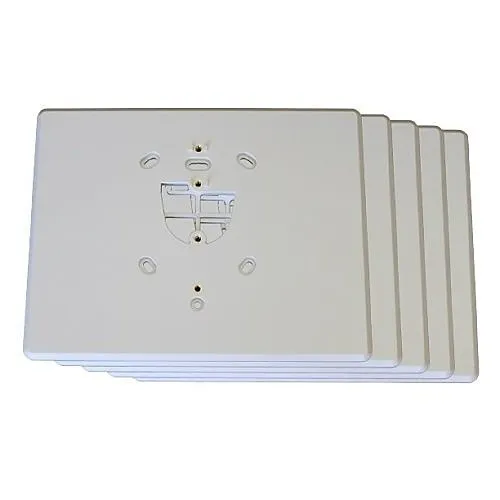 alula CP-Wall Plate-5 Wall Mounting Plate for RE667 Slimline Touchpad and RE663 LED Keypad Control Units, 5-Pack