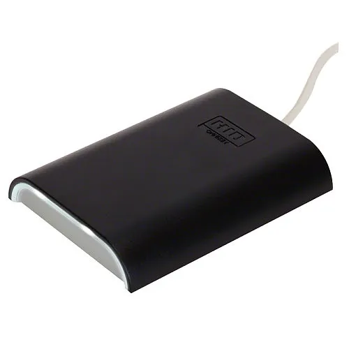 HID CP1000D iCLASS SE Desktop USB Encoder Hardware, for Programming Contactless Card Credentials with H10301, standard keys and default credits