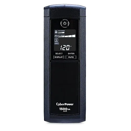 CyberPower CP1350PFCLCD PFC Sinewave for UPS Systems, Mini-Tower, Sine Wave, 1350VA 880W