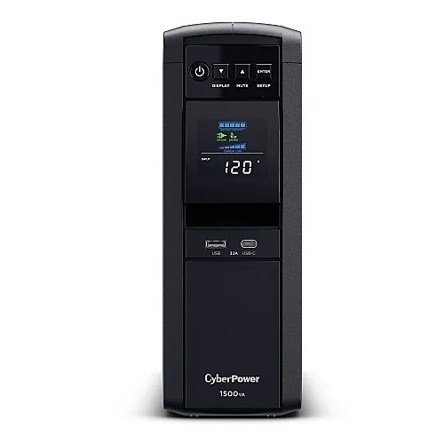 CyberPower CP1500PFCLCD PFC Sinewave for UPS Systems, Mini-Tower, Sine Wave, 1500VA 1000W