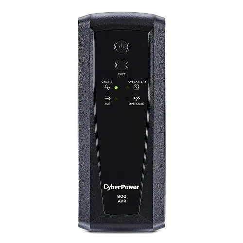 CyberPower CP900AVR AVR Series Mini-Tower UPS System, Simulated Sine Wave, 900VA 560W, 120VAC