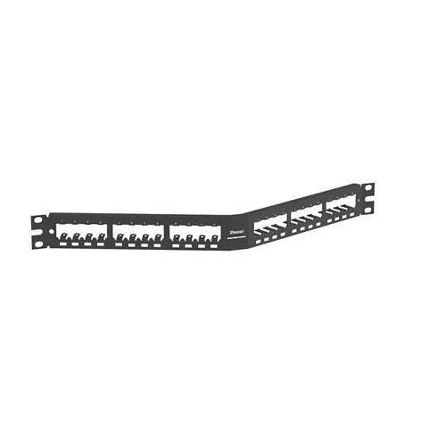Panduit CPA24BLY 24-Port Angled All Metal Patch Panel