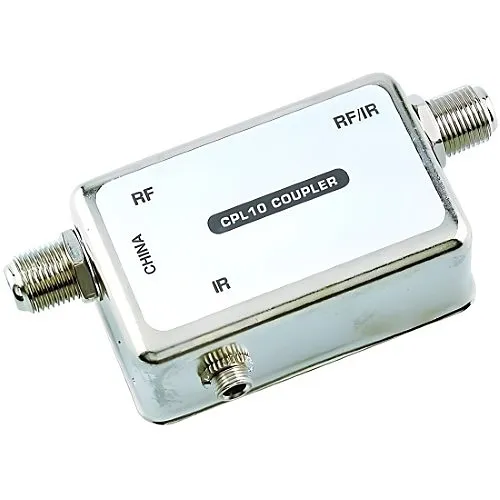 Xantech CPL10 RF/IR Coupler with "F" Coxial Jacks and an IR Out