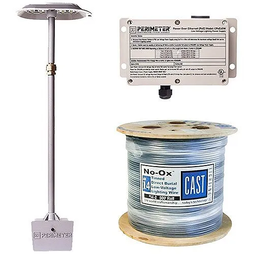 CAST CPOEKIR2D Perimeter Gen Pre-Engineered Infrared Light PoE Kit, Includes CPL3IR2D, CPoE60W, (40)CPSSTIE11, (2)CTIES, PLW162500, CDIMMER, CIRDPC, (96)XCEWEPS30014, C1098, CCRIMPCUT, (2)XCEW30648