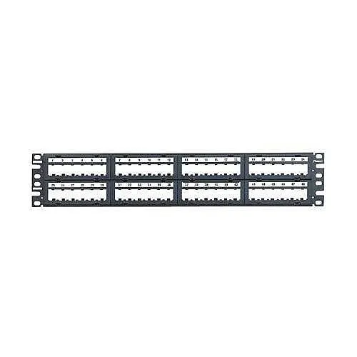 Panduit CPPL48M6BLY Patch Panel, 48 Port Modular, 6 Pack, Black