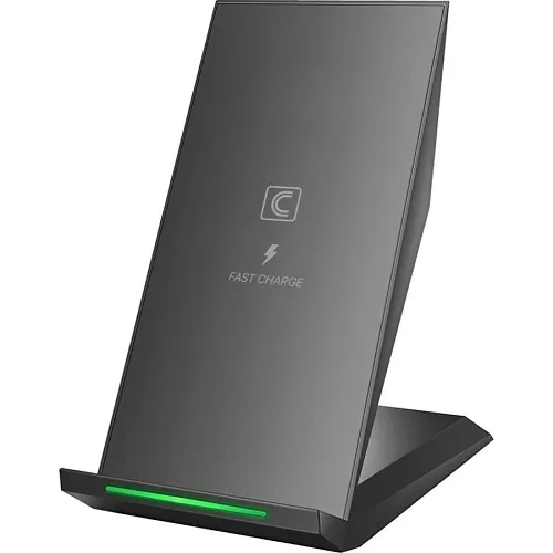 Comprehensive CPWR-QI110 Qi Series Certified Wireless Fast Charging Stand with LED Indicator, 10W, Black