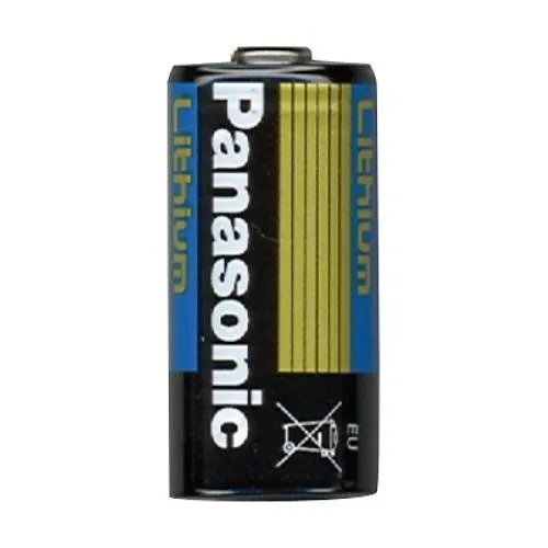 Panasonic CR-123PN/1S Lithium Metal 3V 1550mAh, 1-Cell