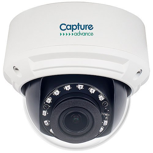 Capture Advance R2-HD5MPMODM 5MP HD IR Dome Camera, 2.8-12mm Lens, NDAA Compliant, White, (Replaces R2-4MPHDMODM)