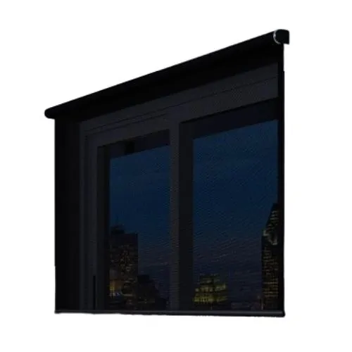Clara Shades Smart Shade, Transparent Ebony, 72" Max