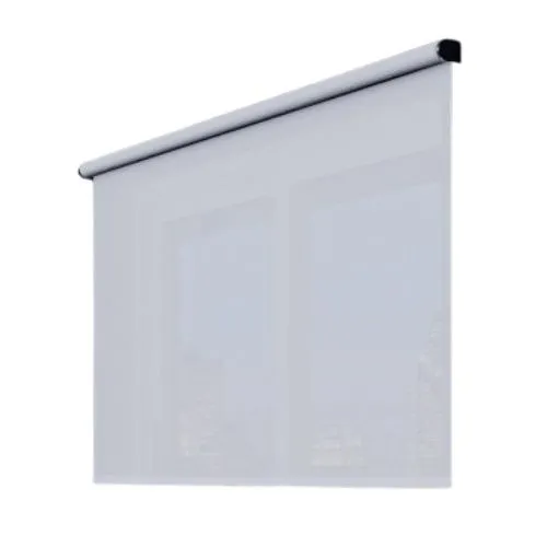 Clara Shades Smart Shade, Transparent White, 72" Max