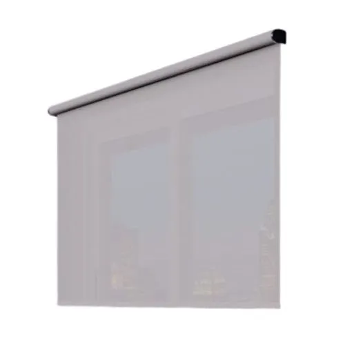 Clara Shades Smart Shade, Transparent White-Linen, 72" Max